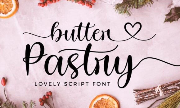 Butter Pastry Font - Featured Image