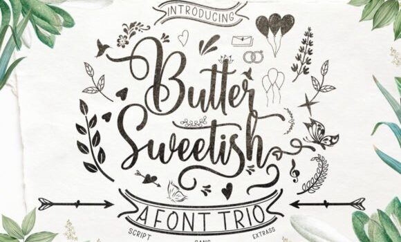 Butter Sweetish Font - Featured Image