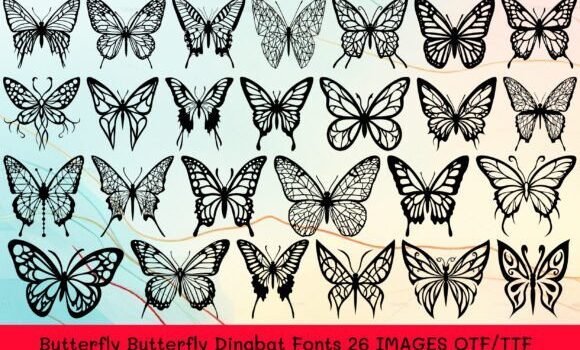 Butterfly Butterfly Font Fonts Free Download Butterfly Butterfly Font - Featured Image
