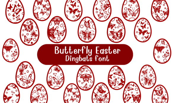 Butterfly Easter Font - Featured Image