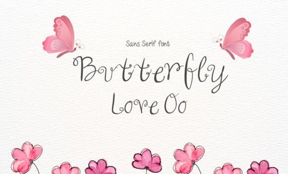 Butterfly Love Oo Font Fonts Free Download Butterfly Love Oo Font - Featured Image