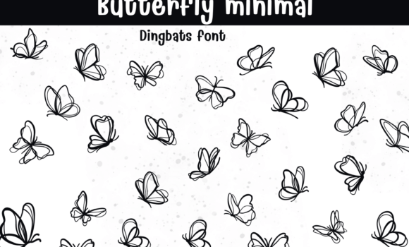 Butterfly Minimal Font Fonts Free Download Butterfly Minimal Font - Featured Image