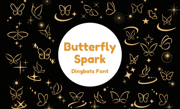 Butterfly Spark Font - Featured Image