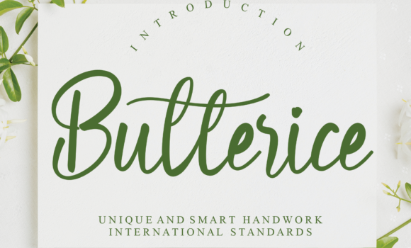 Butterice Font - Featured Image