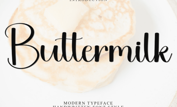 Buttermilk Font - Featured Image