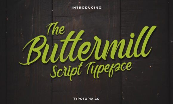 Buttermill Font - Featured Image