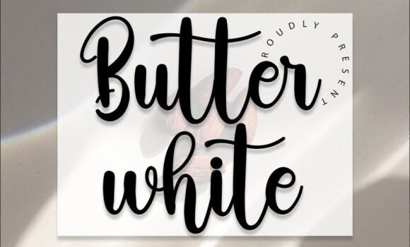 Butterwhite Font Fonts Free Download Butterwhite Font - Featured Image