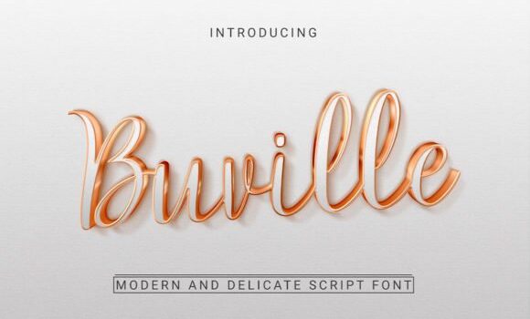 Buville Font Fonts Free Download Buville Font - Featured Image