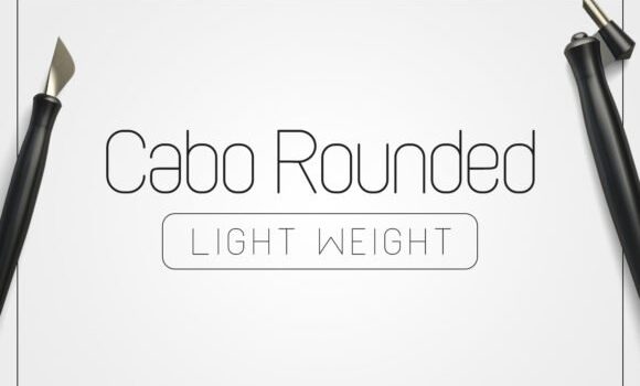 Cabo Rounded Light Font - Featured Image