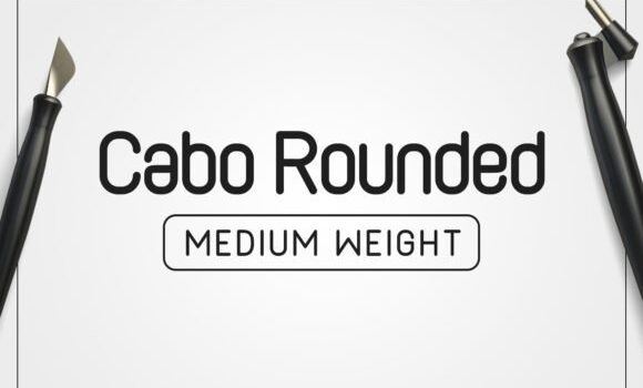 Cabo Rounded Medium Font - Featured Image