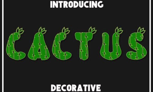Cactus Font - Featured Image