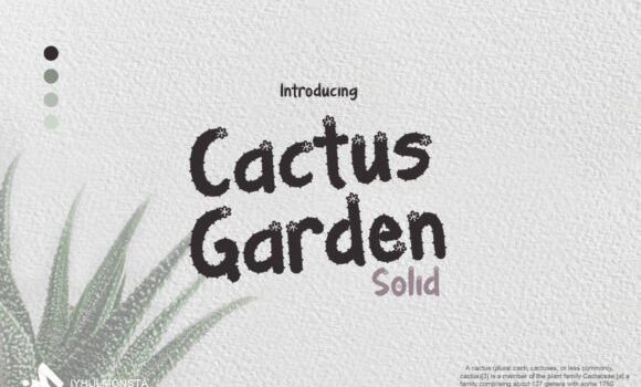 Cactus Garden Font Fonts Free Download Cactus Garden Font - Featured Image