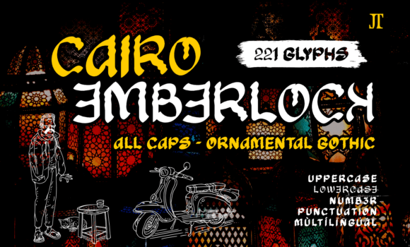 Cairo Emberlock Font Fonts Free Download Cairo Emberlock Font - Featured Image
