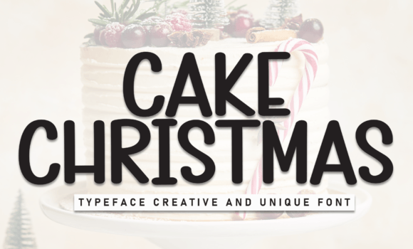 Cake Christmas Font - Featured Image