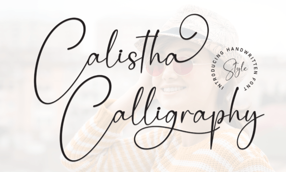 Calistha Calligraphy Font - Featured Image