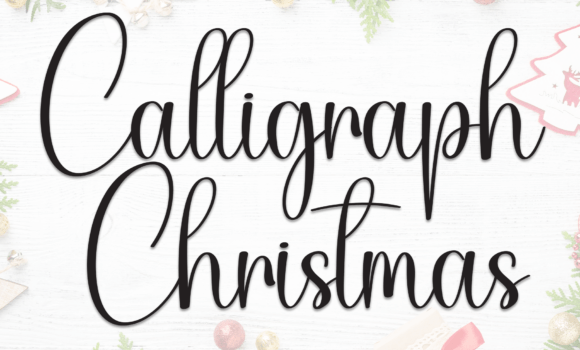 Calligraph Christmas Font Fonts Free Download Calligraph Christmas Font - Featured Image