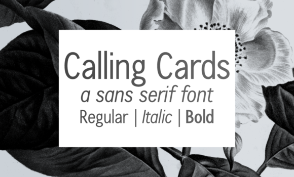 Calling Cards Font Fonts Free Download Calling Cards Font - Featured Image