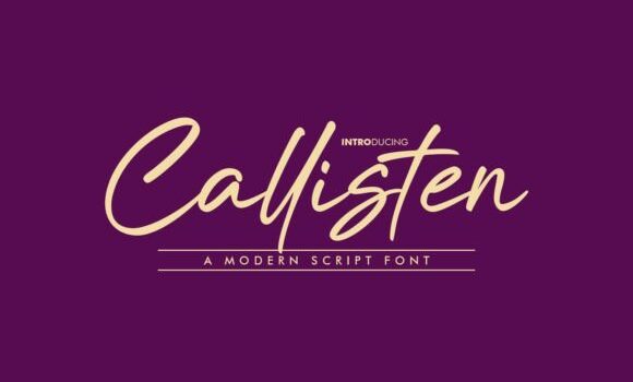Callisten Font Fonts Free Download