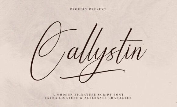 Callystin Font - Featured Image