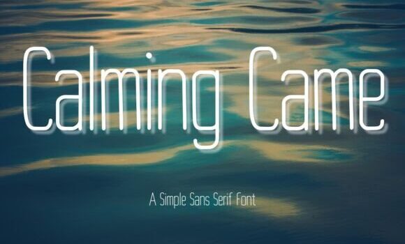 Calming Came Font - Featured Image