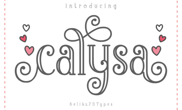 Calysa Font Fonts Free Download Calysa Font - Featured Image