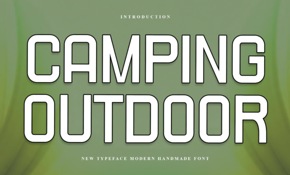 Camping Outdoor Font Fonts Free Download Camping Outdoor Font - Featured Image