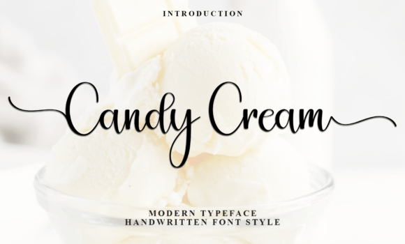 Candy Cream Font - Featured Image