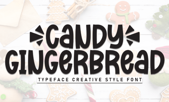 Candy Gingerbread Font - Featured Image