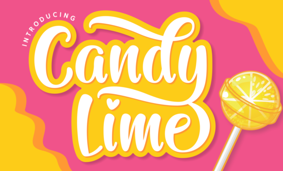 Candy Lime Font - Featured Image