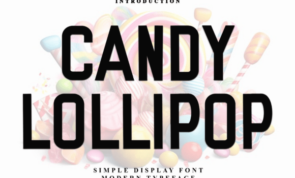 Candy Lollipop Font - Featured Image