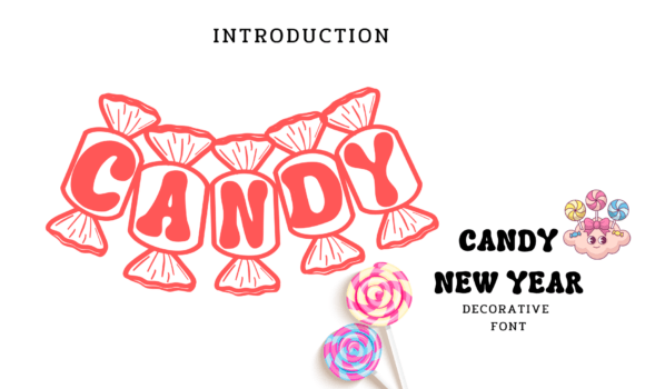Candy New Year Font - Featured Image