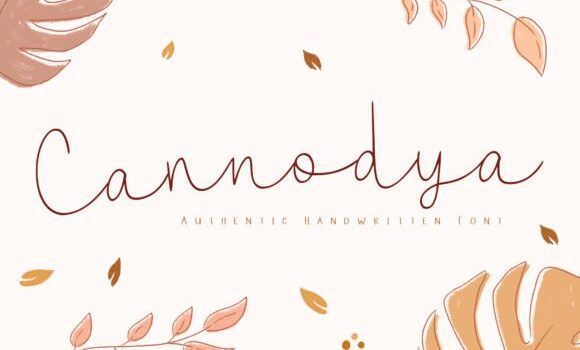 Cannodya Font - Featured Image