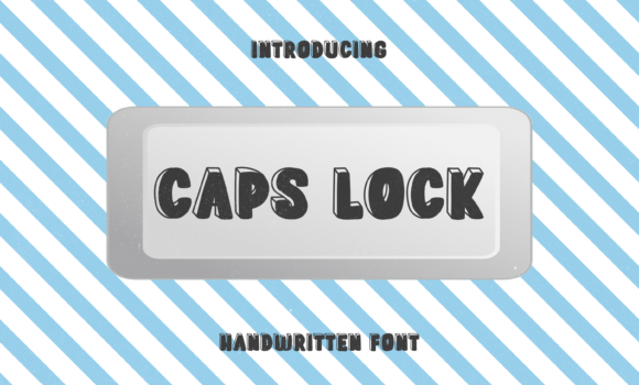 Caps Lock Font - Featured Image