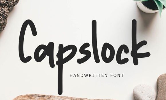 Capslock Font - Featured Image