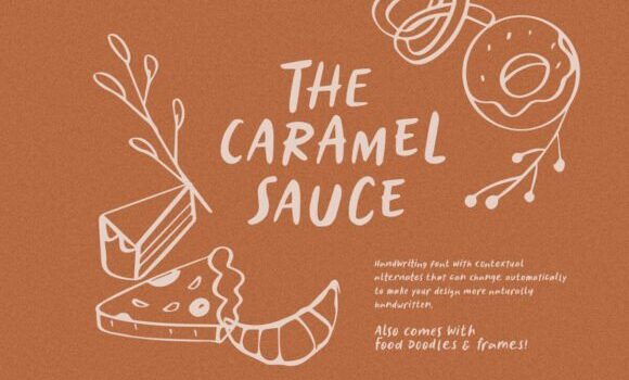Caramel Sauce Font Fonts Free Download