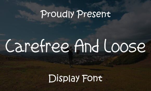 Carefree and Loose Font - Featured Image