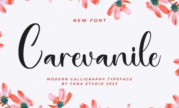 Carevanile Font - Featured Image