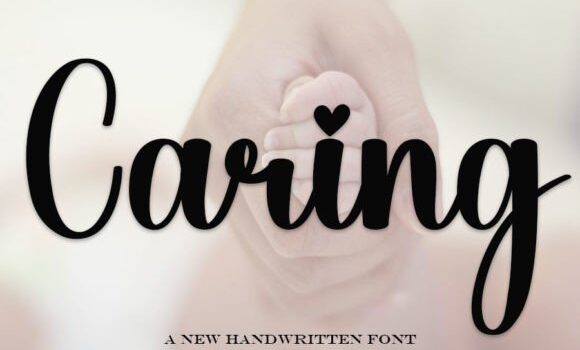 Caring Font - Featured Image