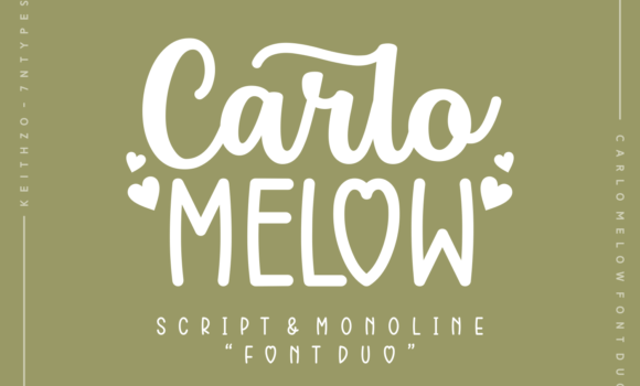 Carlo Melow Duo Font - Featured Image