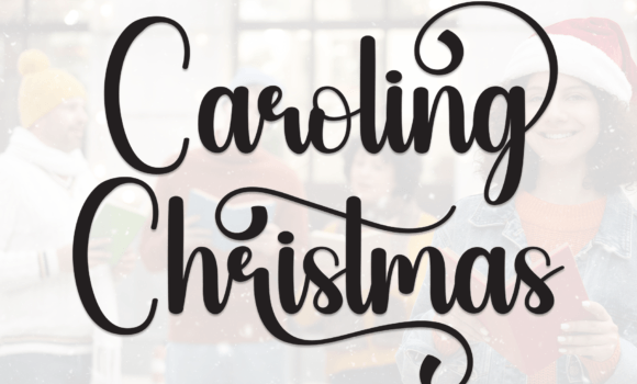 Caroling Christmas Font - Featured Image
