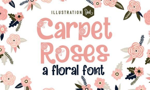 Carpet Roses Family Font Fonts Free Download Carpet Roses Family Font - Featured Image