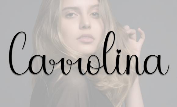 Carrolina Font - Featured Image