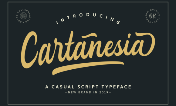 Cartanesia Font Fonts Free Download Cartanesia Font - Featured Image
