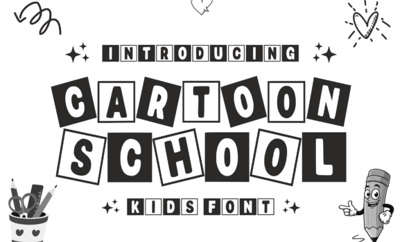 Cartoon School Font Fonts Free Download Cartoon School Font - Featured Image