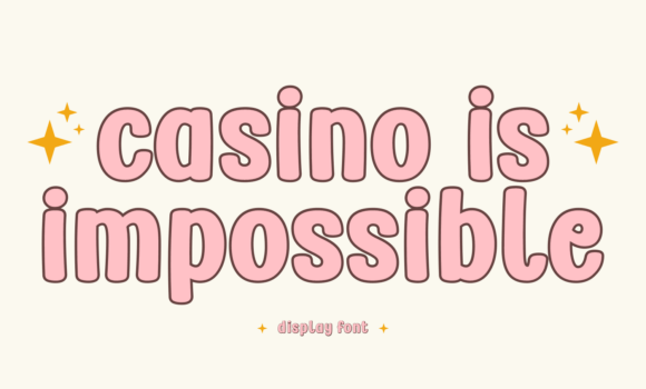 Casino is Impossible Font - Featured Image