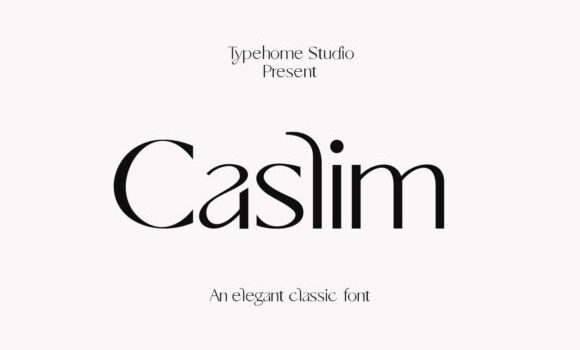 Caslim Font - Featured Image