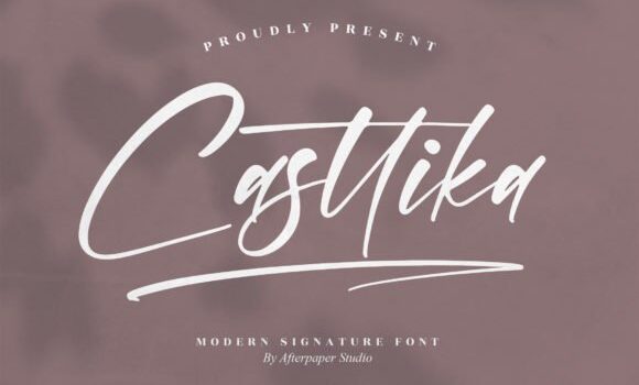 Casttika Font - Featured Image