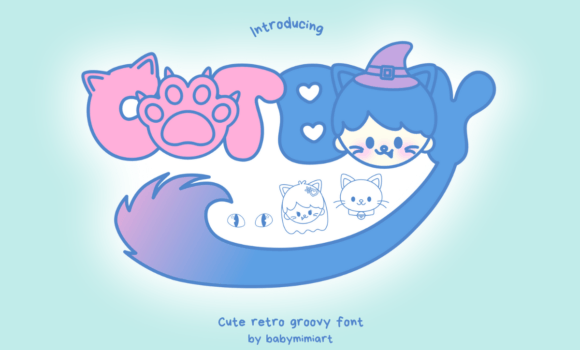 Cat Boy Font Fonts Free Download