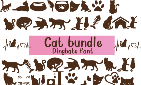Cat Bundle Font Fonts Free Download Cat Bundle Font - Featured Image
