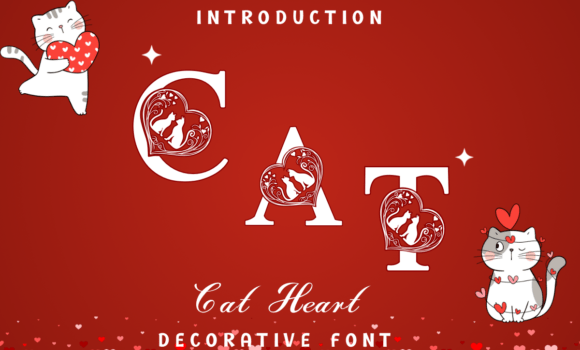 Cat Heart Font - Featured Image